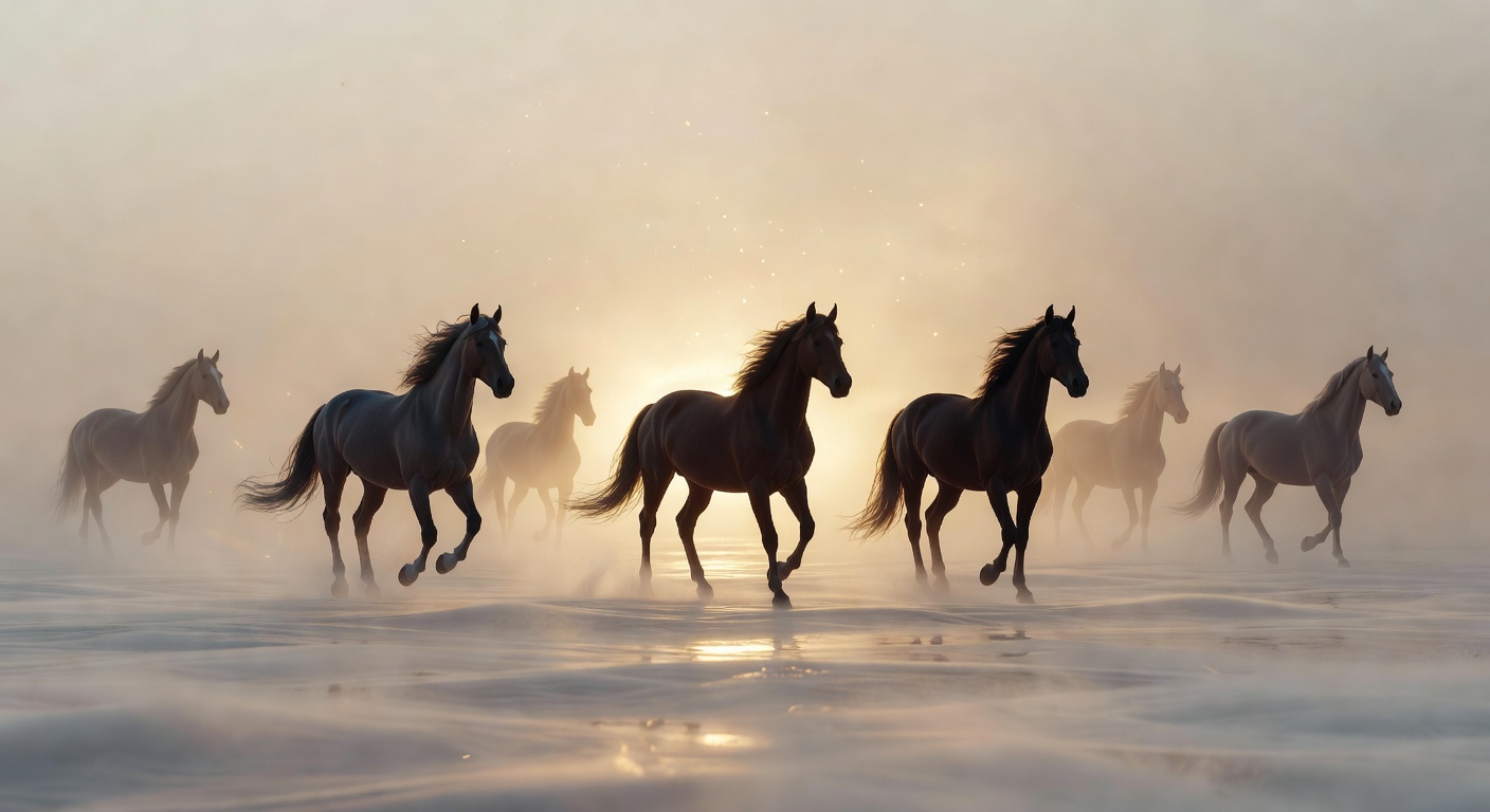 Konie w snach - co oznaczają konie w senniku?