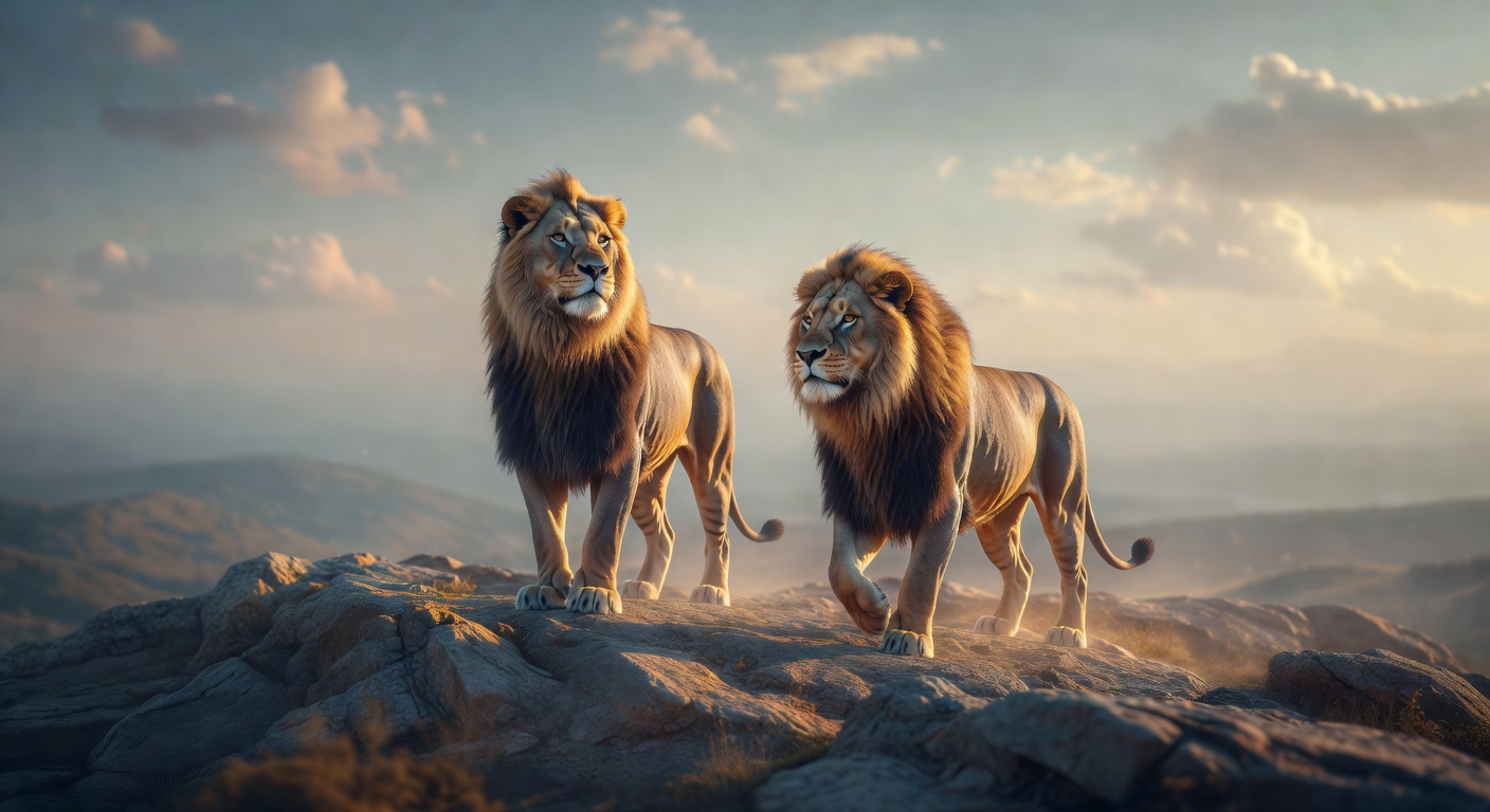 Lwy w snach - władza i odwaga